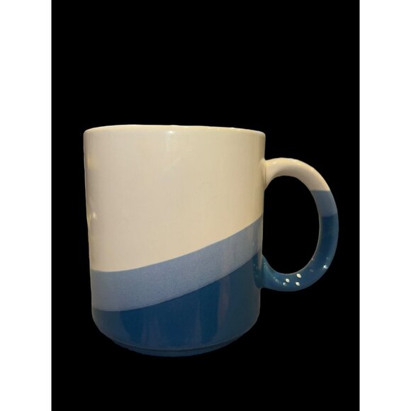 VTG Peterbilt Trucks Coffee/Tea Ceramic Mug Two Tone Blue Stripes, Truck Driving - Picture 1 of 8